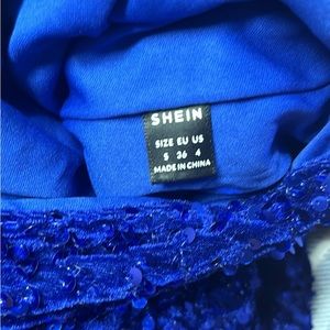 SHEIN, size S, royal blue